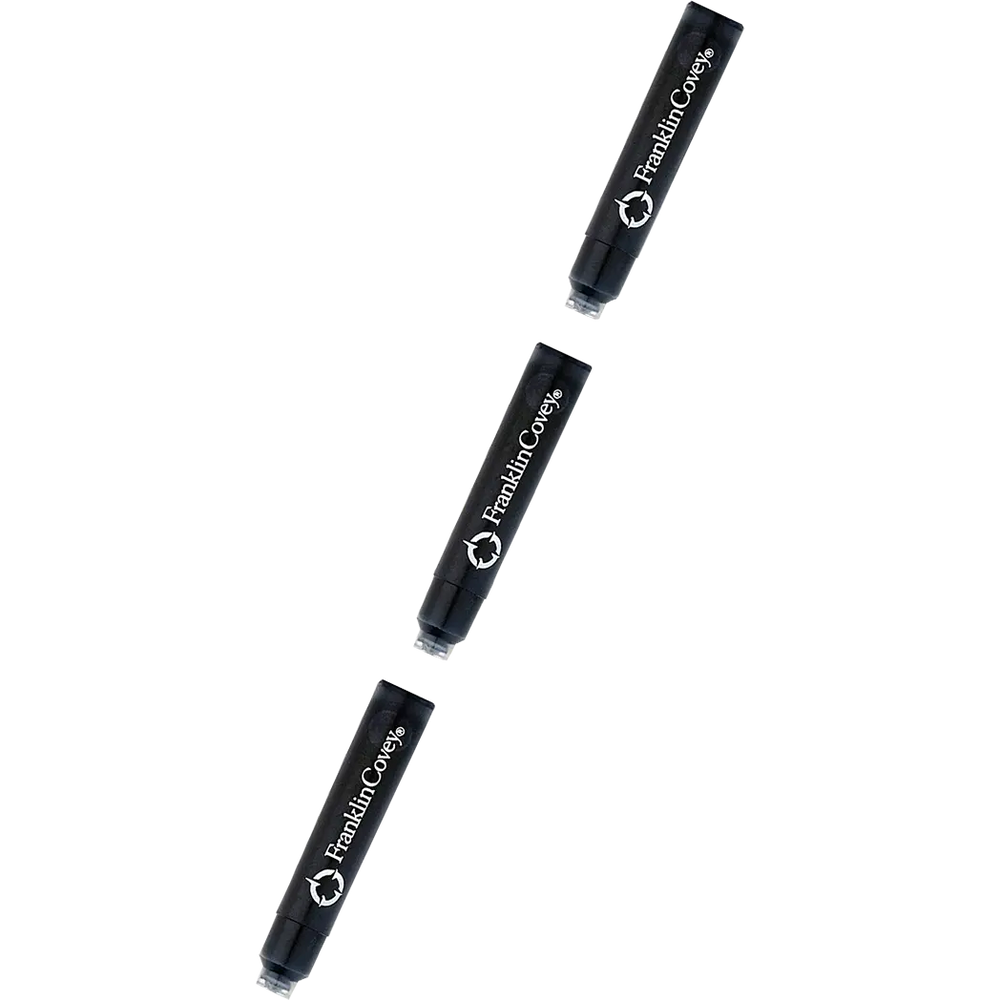 Cross Franklin Covey Ink Cartridge Black (Pack of 3) Pen Boutique Ltd