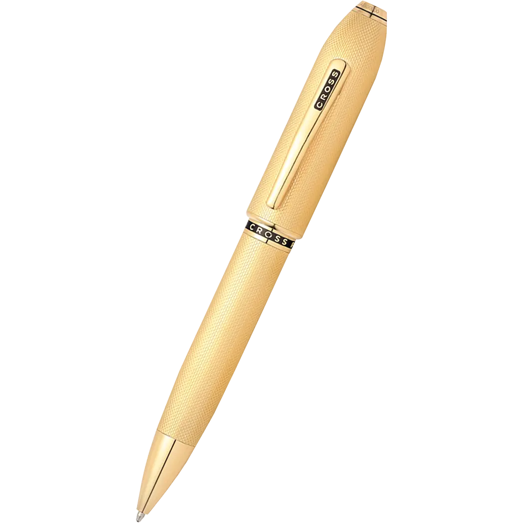 Cross Peerless 125 Ballpoint Pen 23KT Heavy Gold Plate Pen Boutique Ltd