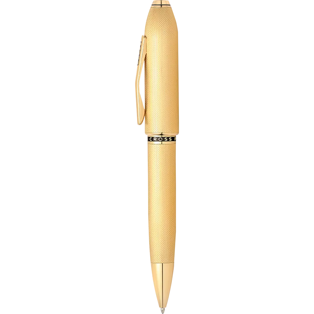 Cross Peerless 125 Ballpoint Pen - 23KT Heavy Gold Plate-Pen Boutique Ltd