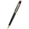 Cross Townsend Ballpoint Pen - Black - Gold Trim-Pen Boutique Ltd