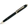 Cross Townsend Rollerball Pen - Black - Gold Trim-Pen Boutique Ltd