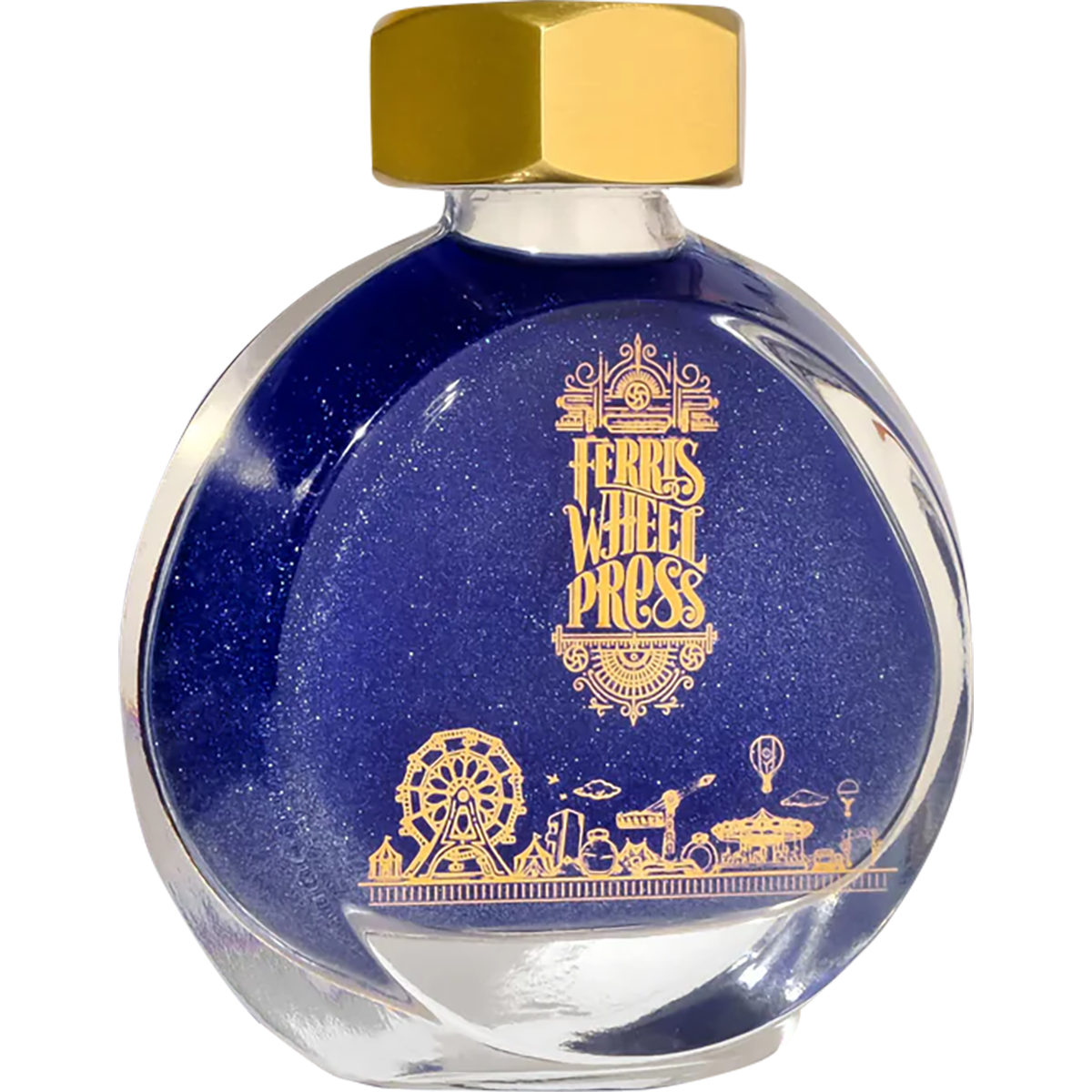 Ferris Wheel Press Ink Bottle - Crystal Blue Legacy - 38ml-Pen Boutique Ltd
