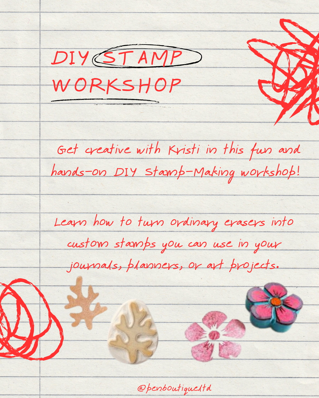 DIY Stamp Workshop-Pen Boutique Ltd
