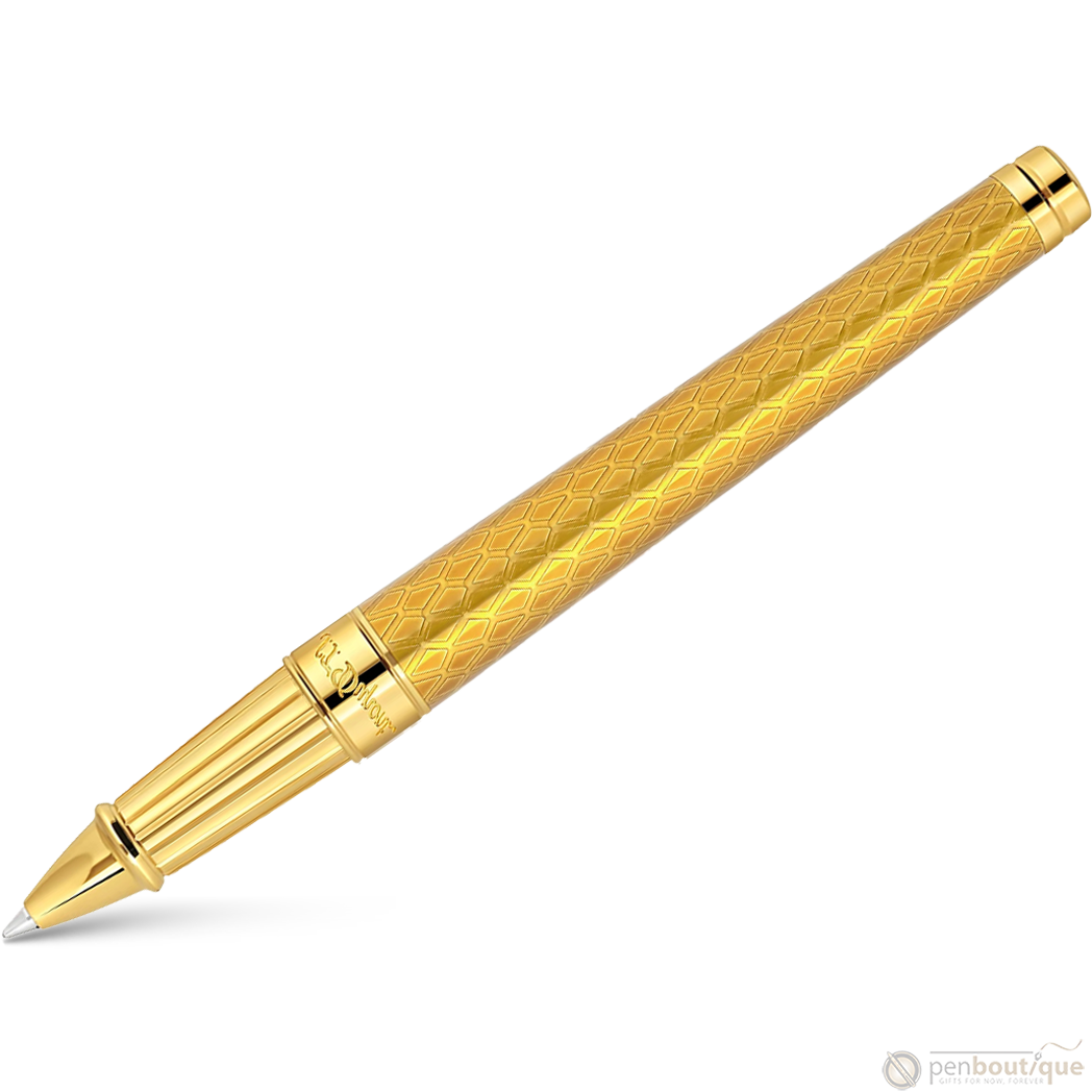 S T Dupont Dragon Scale Eternity Rollerball Pen - Honey (Limited Edition)-Pen Boutique Ltd
