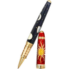 David Oscarson Celestial Fire Red Golden Yellow Limited Edition Rollerball Pen-Pen Boutique Ltd