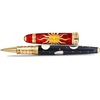 David Oscarson Celestial Fire Red Golden Yellow Limited Edition Rollerball Pen-Pen Boutique Ltd