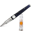 David Oscarson Celestial White Blazing Saffron Limited Edition Rollerball Pen-Pen Boutique Ltd