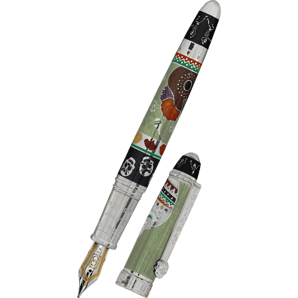 David Oscarson Dia De Los Muertos Fountain Pen - Limited Edition - Avocado (Green) - Pen Boutique Ltd
