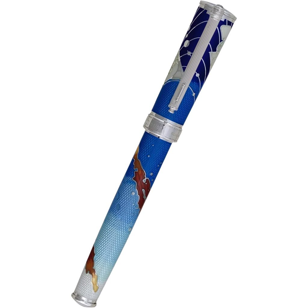 David Oscarson Edwin Hubble Rollerball Pen - Stratospheric Blue-Pen Boutique Ltd