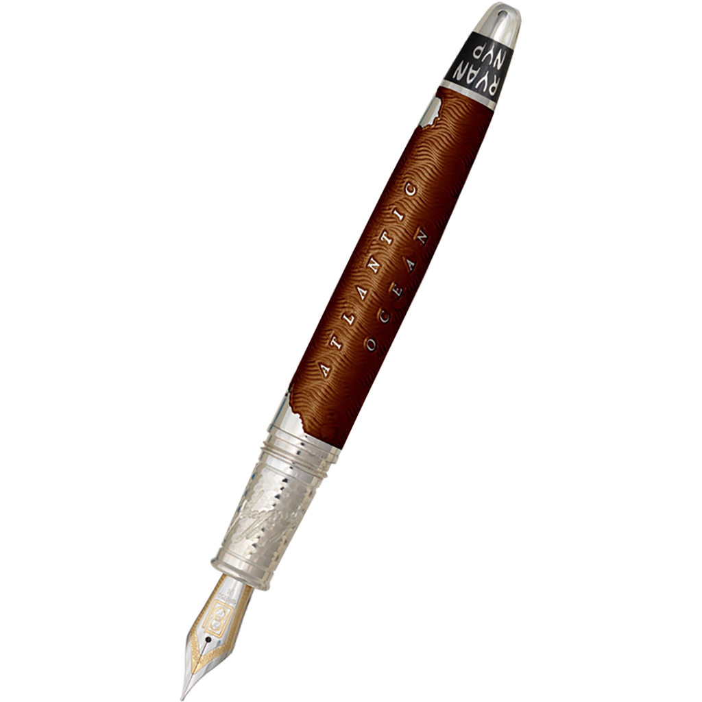 David Oscarson Spirit of St. Louis Fountain Pen - Charles Lindbergh Liquid Coffee-Pen Boutique Ltd