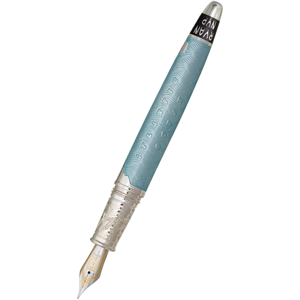 David Oscarson Spirit of St. Louis Fountain Pen - Charles Lindbergh Sky Blue-Pen Boutique Ltd