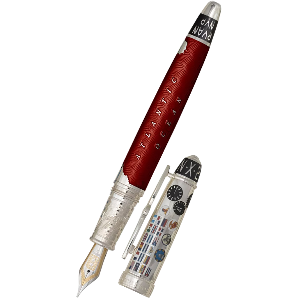 David Oscarson Spirit of St. Louis Fountain Pen - Charles Lindbergh Sunset-Pen Boutique Ltd