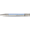David Oscarson’s Sterling Silver Guilloche and Hard Enamel Ballpoint Pen Enamel Azure Blue-White-Pen Boutique Ltd