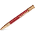 David Oscarson’s Sterling Silver Guilloche and Hard Enamel Ballpoint Pen Ruby Red-Gold Vermei-Pen Boutique Ltd