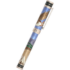 David Oscarson America The Beautiful Rollerball Pen - Azure Blue - Silver Trim (Limited Edition) - Pen Boutique Ltd