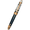 David Oscarson Deus Regit Fountain Pen - Moss Black - Gold Trim-Pen Boutique Ltd