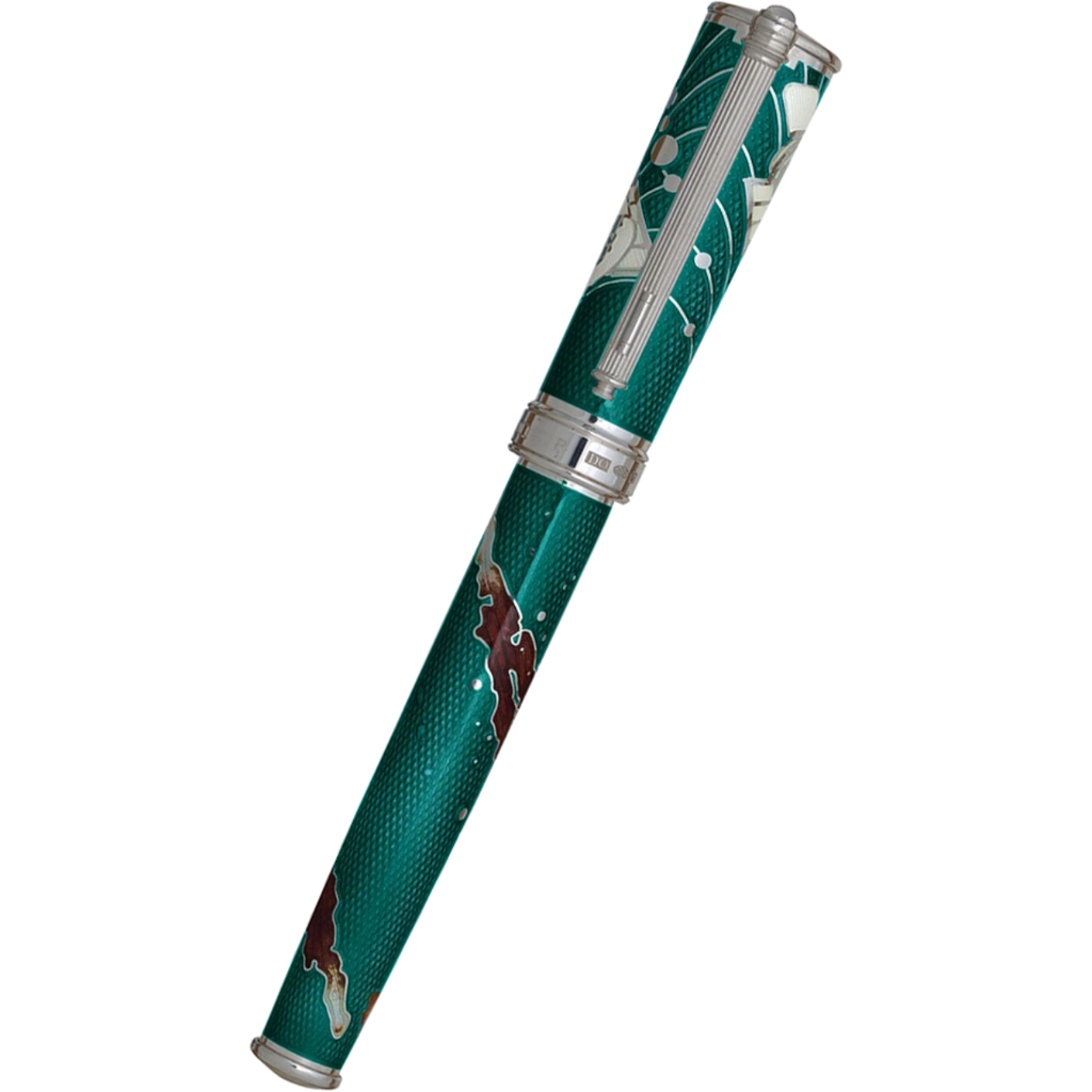 David Oscarson Edwin Hubble Rollerball Pen - Teal Dawn-Pen Boutique Ltd
