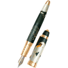 David Oscarson Hans Christian Andersen Fountain Pen - Black White Gold-Pen Boutique Ltd