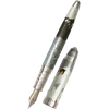 David Oscarson Hans Christian Andersen Fountain Pen - Grey Black White-Pen Boutique Ltd