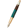 David Oscarson Hans Christian Andersen Fountain Pen - Teal Coffee White Gold-Pen Boutique Ltd