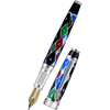 David Oscarson Harlequin Fountain Pen - Opaque Black/Onyx-Pen Boutique Ltd