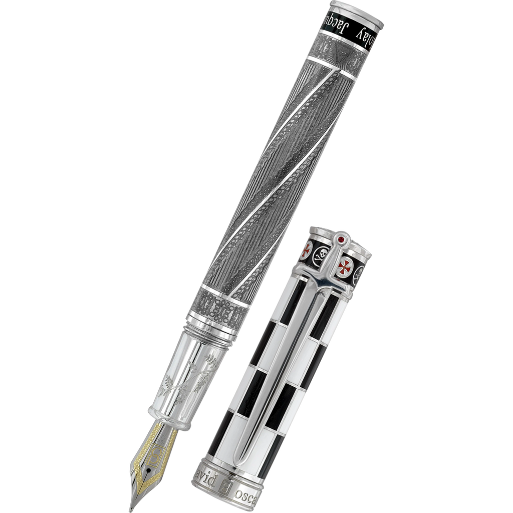 David Oscarson Jacques de Molay Fountain Pen-Pen Boutique Ltd
