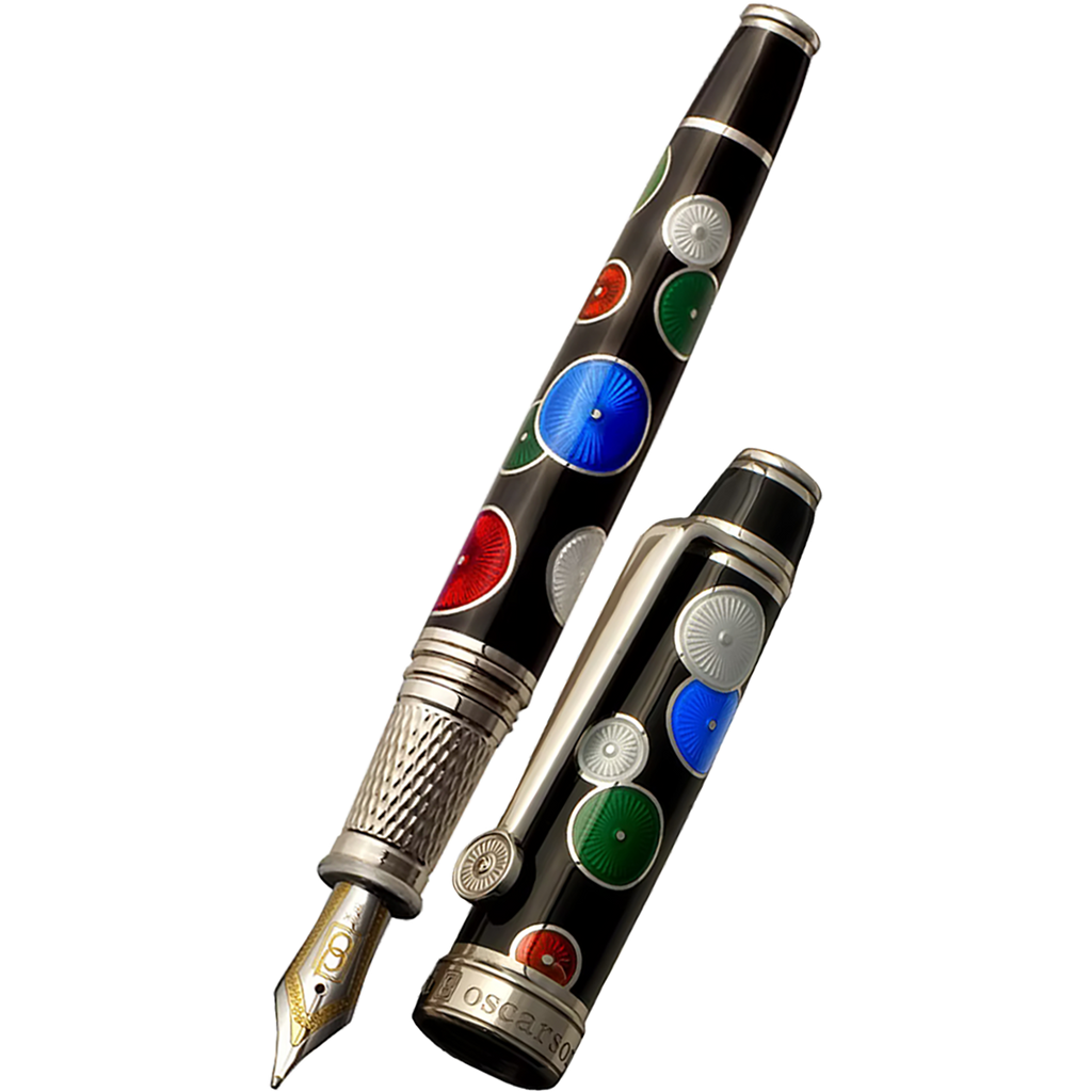David Oscarson Pierrot Pierrette Fountain Pen - Black-Pen Boutique Ltd