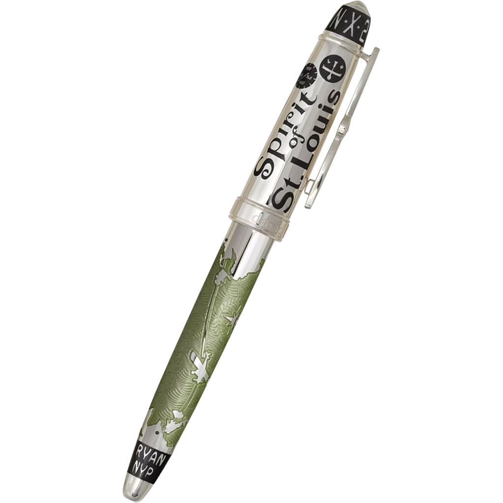 David Oscarson Spirit of St. Louis Rollerball Pen - Charles Lindbergh Sea Green-Pen Boutique Ltd