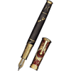 David Oscarson Tesla Fountain Pen - Translucent Black - Gold Trim - Pen Boutique Ltd