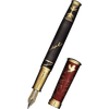 David Oscarson Tesla Fountain Pen - Translucent Black - Gold Trim - Pen Boutique Ltd
