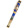 David Oscarson America The Beautiful Rollerball Pen - Sapphire - Gold Trim (Limited Edition) - Pen Boutique Ltd