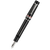 Delta Fountain Pen - DV Original - Black - Sterling Silver Trims - 14K (Oversize)-Pen Boutique Ltd
