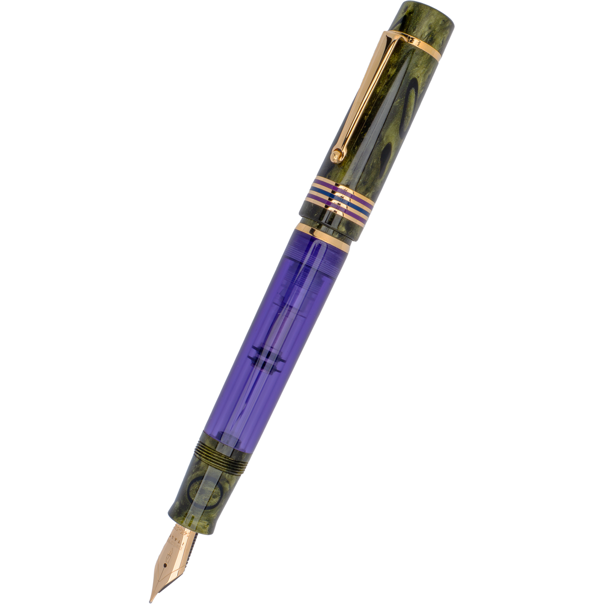 Delta Limited Edition Fountain Pen - Four Rings Misteria - 14K Gold-Pen Boutique Ltd
