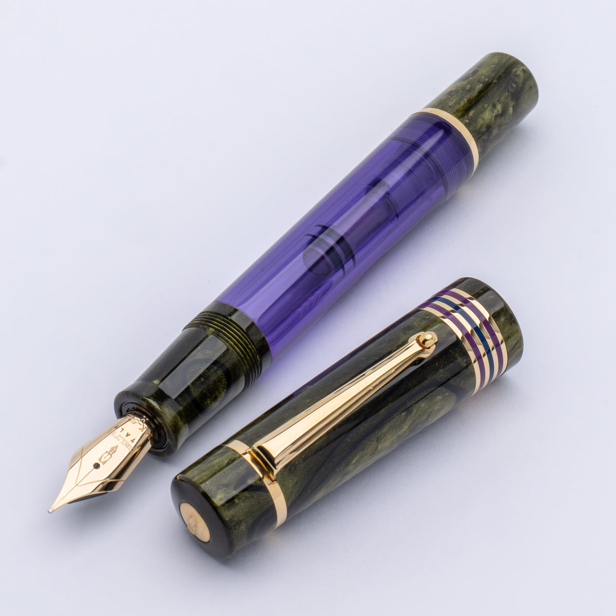 Delta Limited Edition Fountain Pen - Four Rings Misteria - 14K Gold-Pen Boutique Ltd