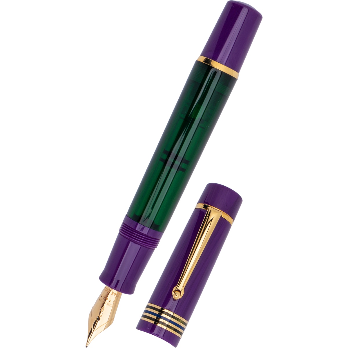 Delta Limited Edition Fountain Pen - Four Rings Sibilla - 14K Gold-Pen Boutique Ltd