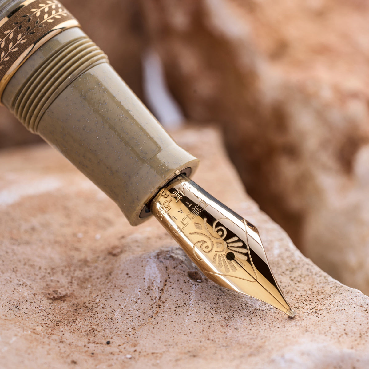 Delta Paestum Fountain Pen - 14K Nib (Limited Edition)-Pen Boutique Ltd