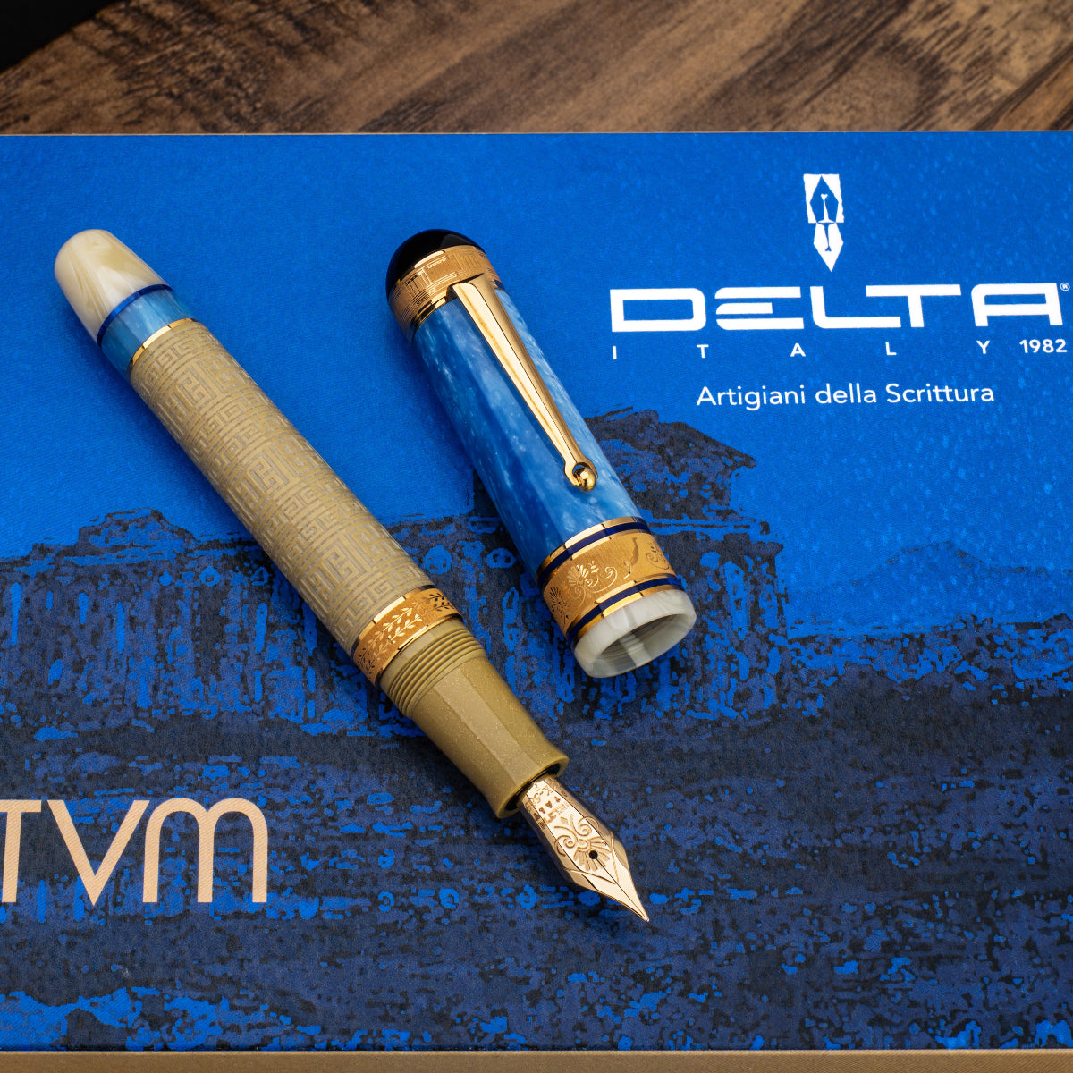 Delta Paestum Fountain Pen - 14K Nib (Limited Edition)-Pen Boutique Ltd
