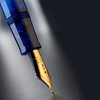 Delta DV Fountain Pen - Imperial Blu (Blue) - 18K Nib (Limited Edition)-Pen Boutique Ltd