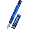 Delta DV Fountain Pen - Imperial Blu (Blue) - 18K Nib (Limited Edition)-Pen Boutique Ltd