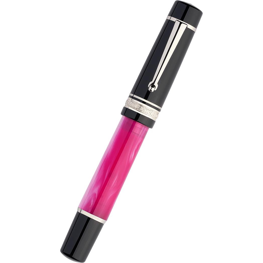 Delta DV Original Rosa Fountain Pen - Black Cap - Pen Boutique Exclusive.-Pen Boutique Ltd