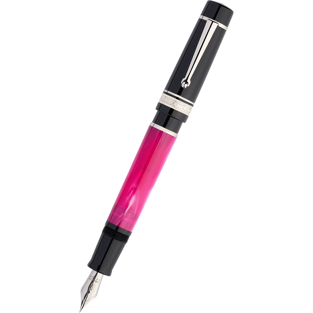 Delta DV Original Rosa Fountain Pen - Black Cap - Pen Boutique Exclusive.-Pen Boutique Ltd