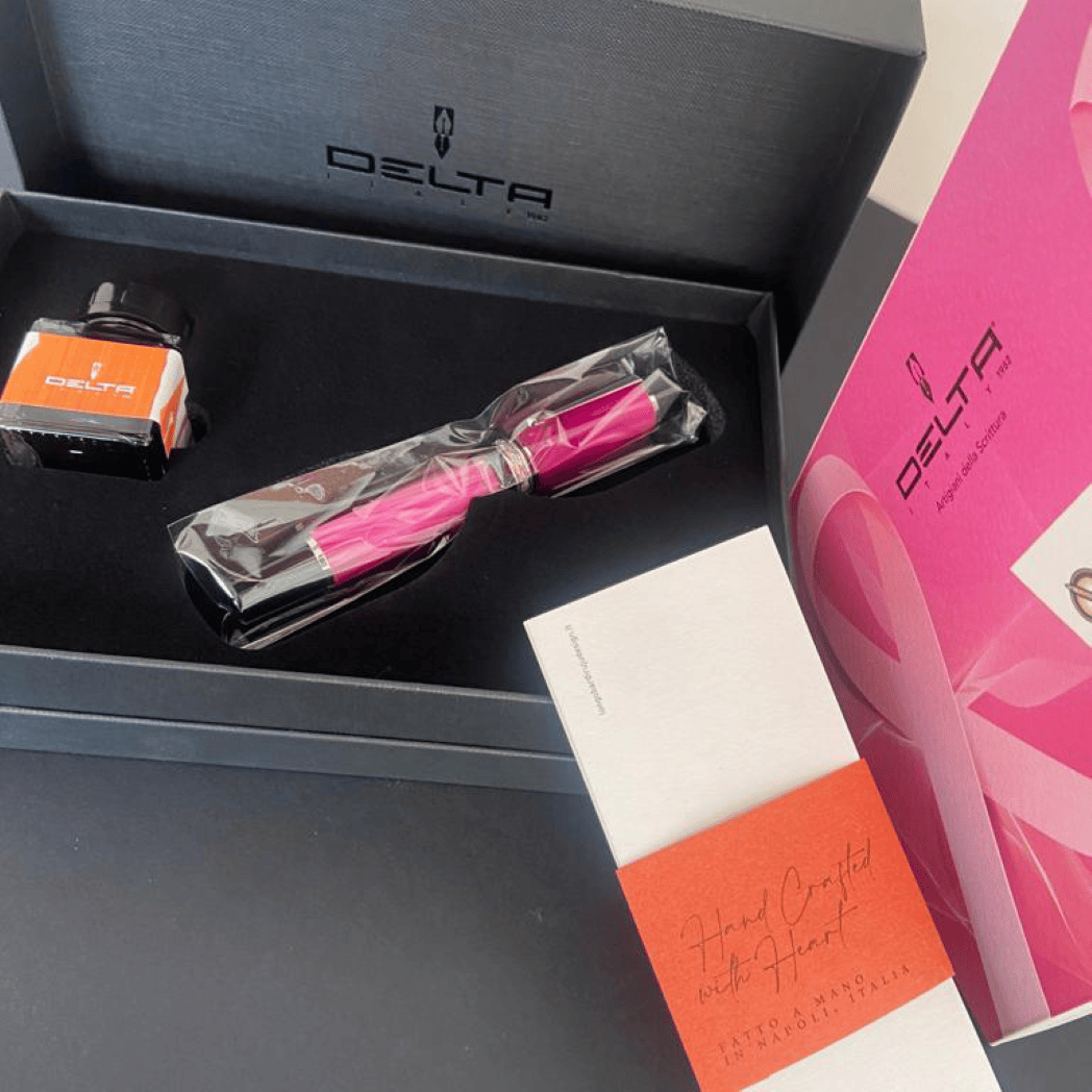 Delta DV Original Rosa Fountain Pen - Pen Boutique Exclusive 💕-Pen Boutique Ltd