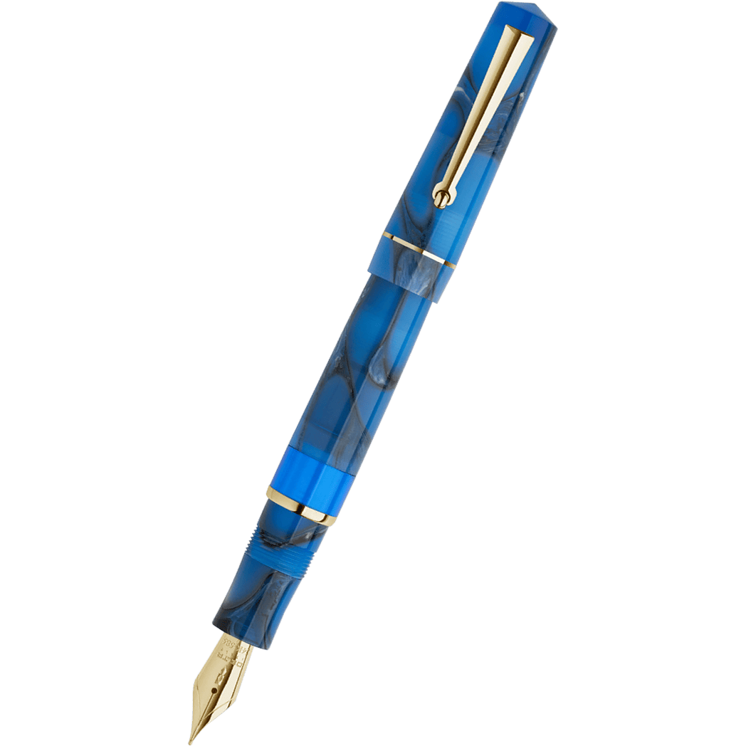Delta Duna Reborn Fountain Pen - Blue Oasis - 14k Gold-Pen Boutique Ltd