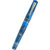 Delta Duna Reborn Fountain Pen - Blue Oasis - Steel-Pen Boutique Ltd