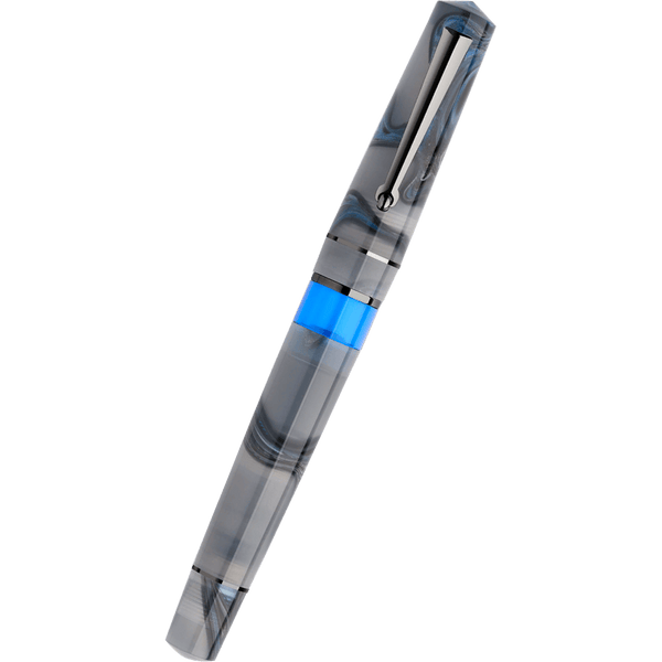 Delta Duna Reborn Fountain Pen - Grey Reflex - 14k Gold-Pen Boutique Ltd