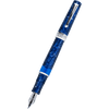 Delta Fountain Pen - Lapis Blue - Silver Trim (Limited Edition)-Pen Boutique Ltd