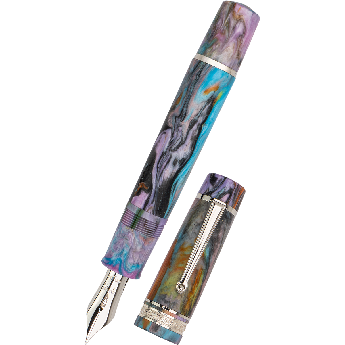 Delta Limited Edition Fountain Pen - DV Original - Primary Manipulation 4.5 (Oversize) - Pen Boutique Ltd