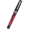Delta Limited Edition Fountain Pen - Four Rings Crimson Night - Yellow Gold Trim - Steel Nib