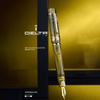 Delta Neo Gallery Fountain Pen - Marigold - Gold Trim (Numbered Edition)-Pen Boutique Ltd