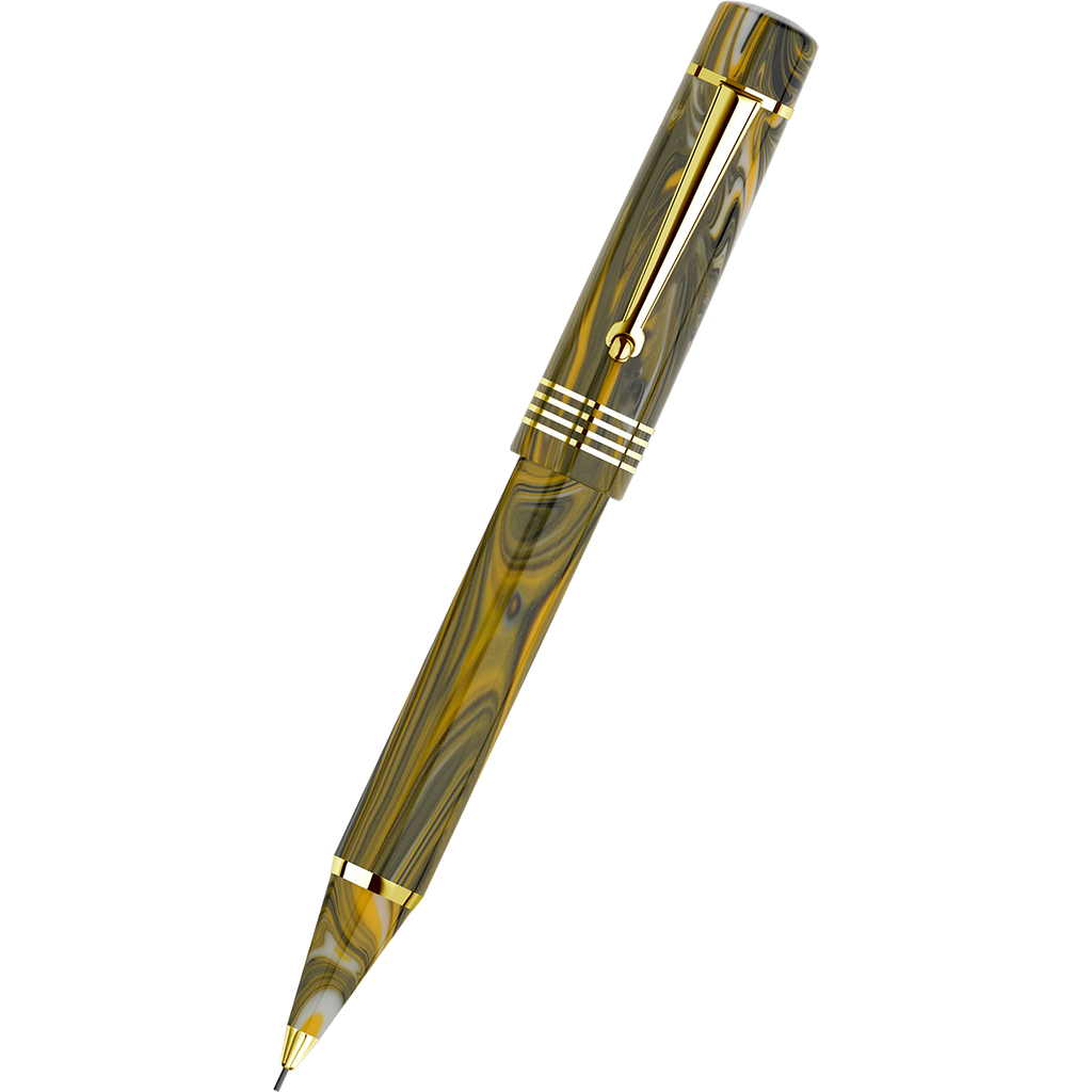 Delta Neo Gallery Mechanical Pencil - Marigold - Gold Trim (Numbered Edition)-Pen Boutique Ltd